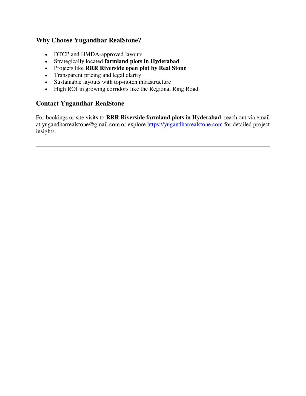 why choose yugandhar realstone