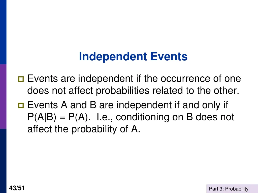 independent events 1