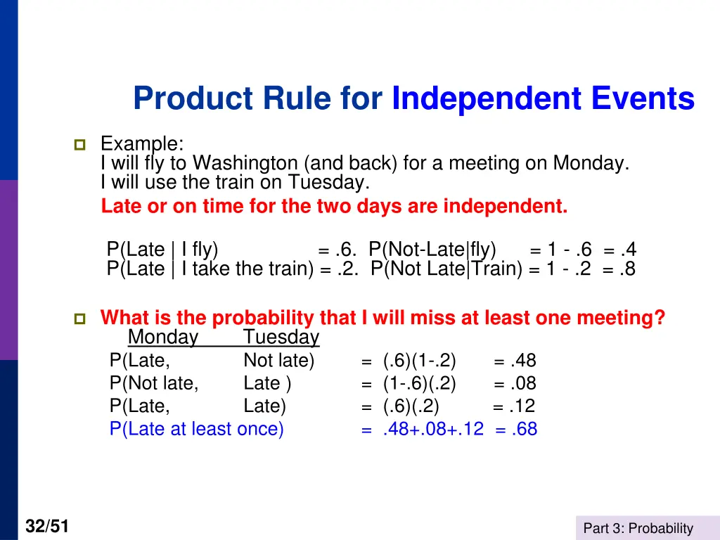 product rule for independent events 1