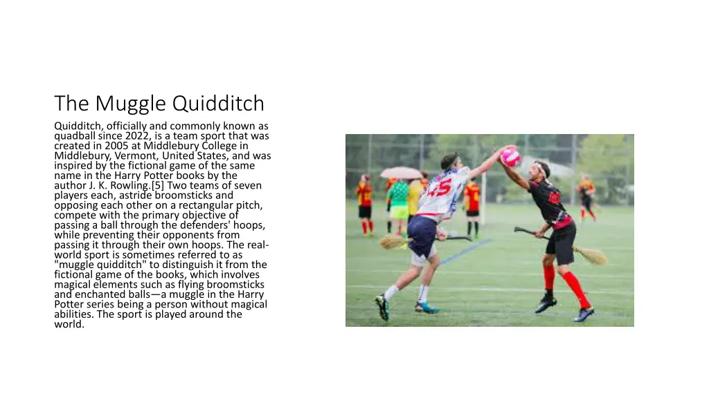 the muggle quidditch quidditch officially