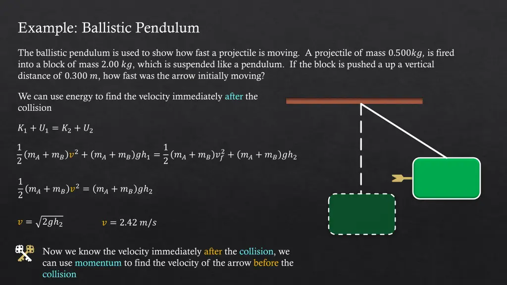 example ballistic pendulum 3