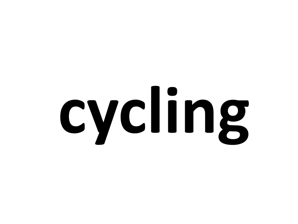 cycling
