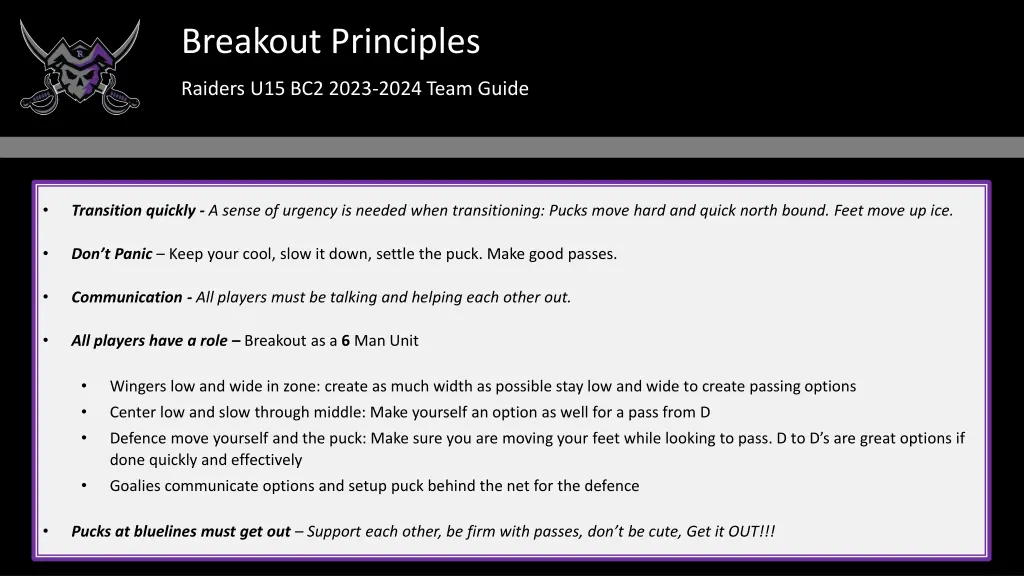 breakout principles