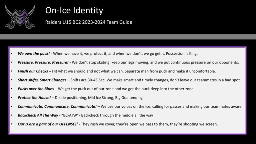 on ice identity