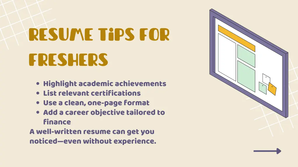 resume tips for freshers