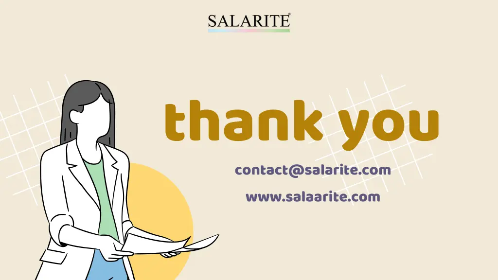 thank you contact@salarite com www salaarite com