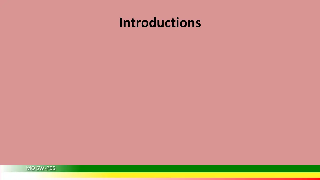 introductions