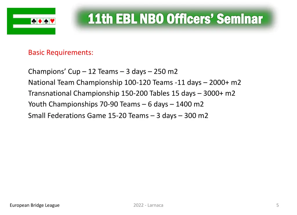 11th ebl nbo officers seminar 4