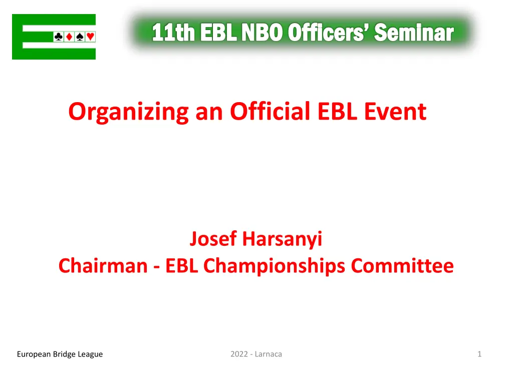 11th ebl nbo officers seminar