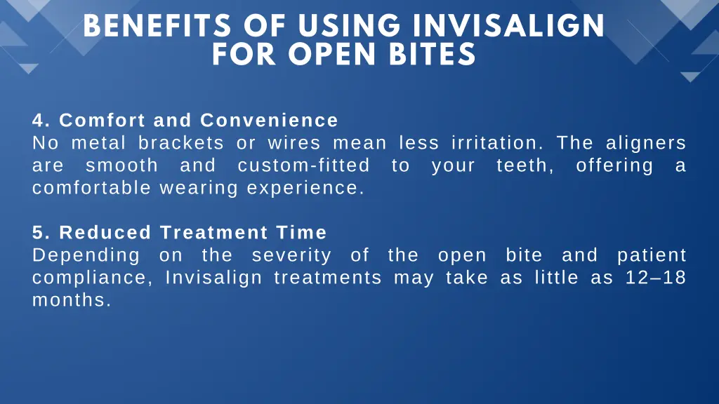 benefits of using invisalign for open bites 1