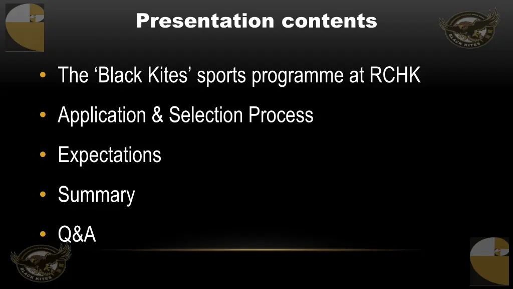 presentation contents