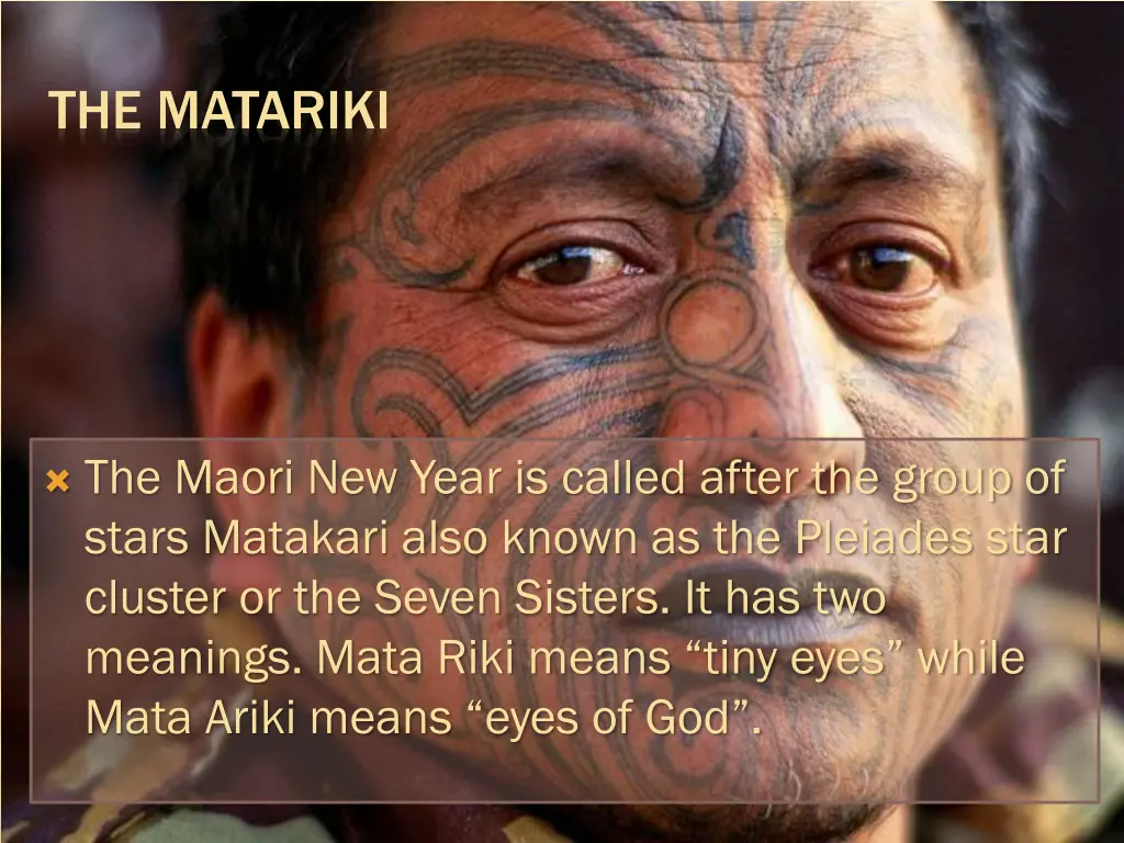 the matariki
