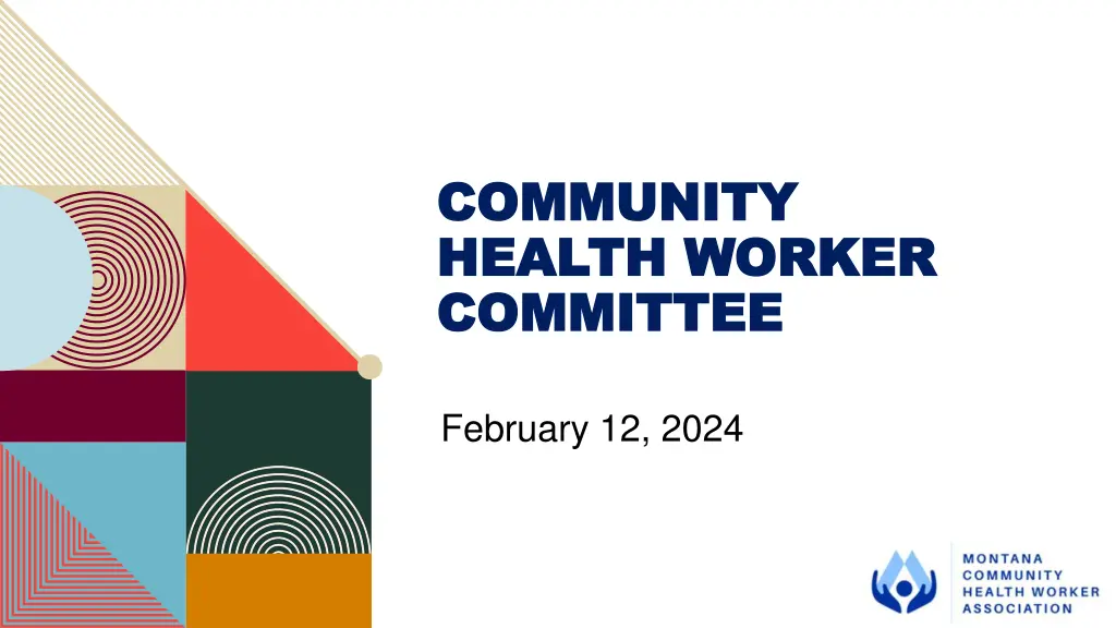 community community health worker health worker