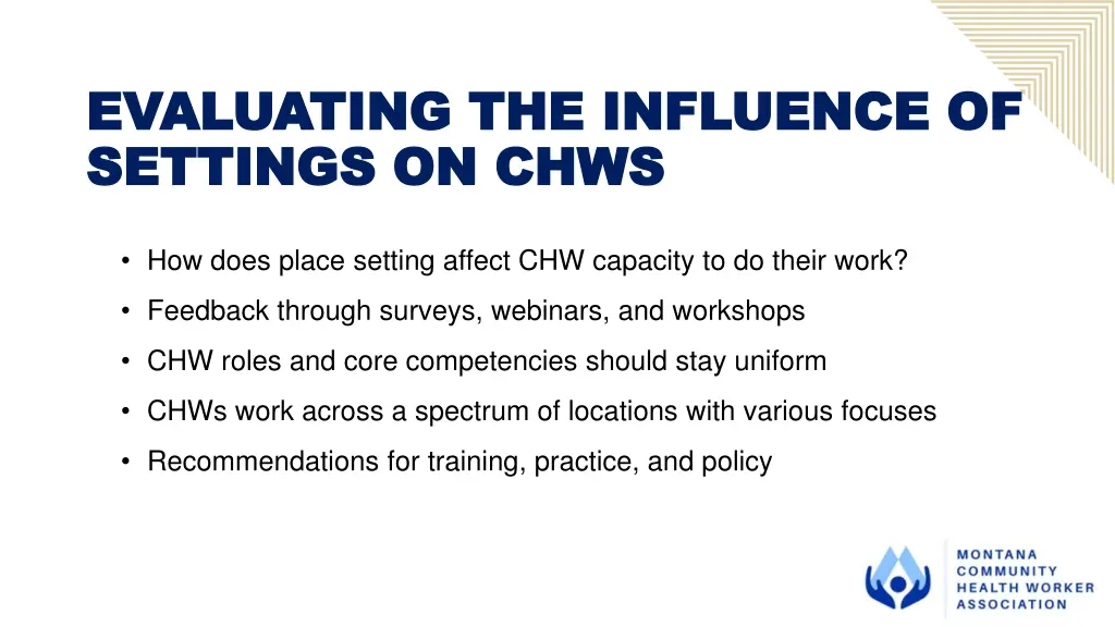 evaluating the influence of evaluating