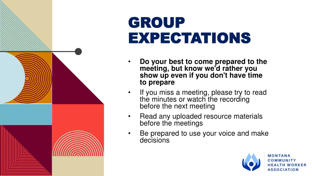 group group expectations expectations