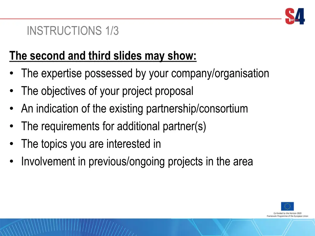 instructions 1 3
