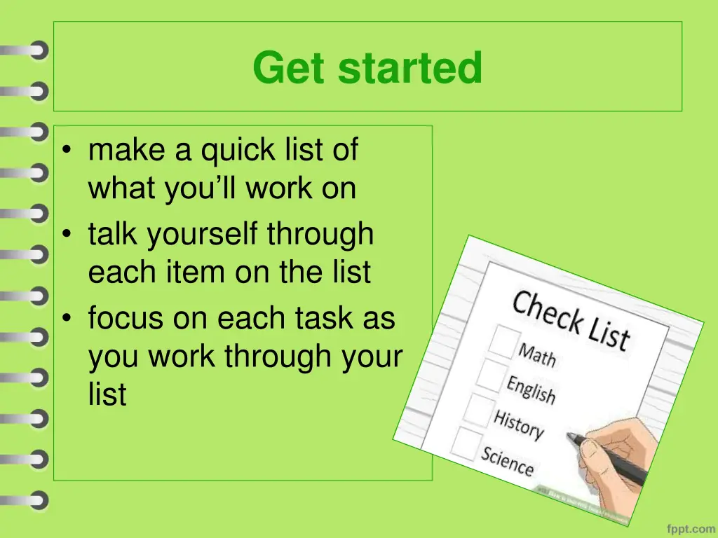 get started