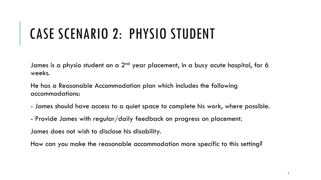 case scenario 2 physio student
