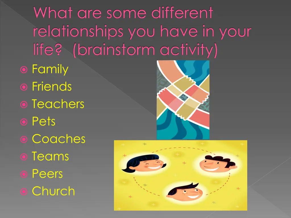what are some different relationships you have