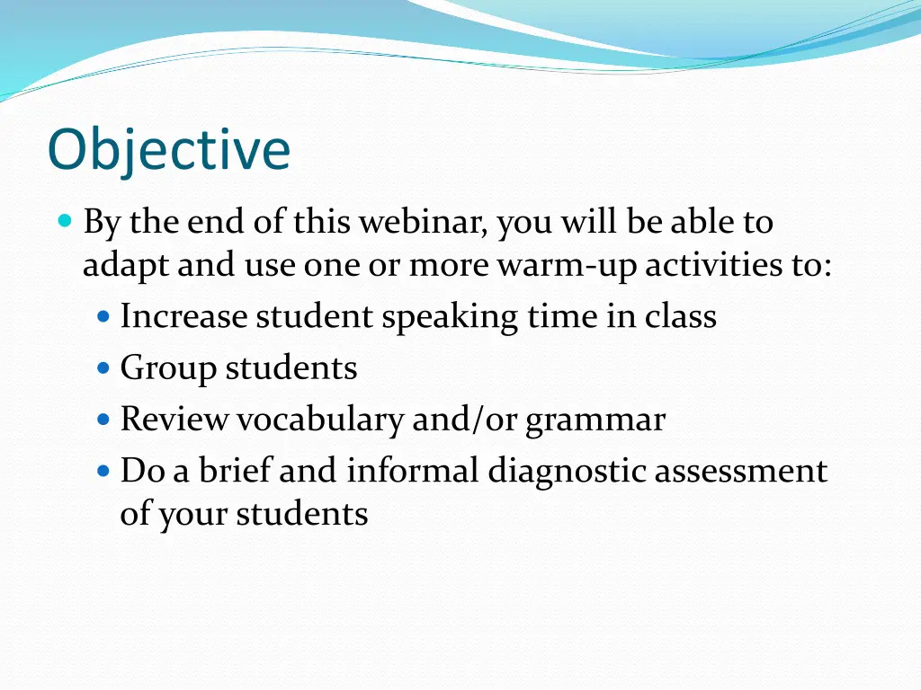 objective
