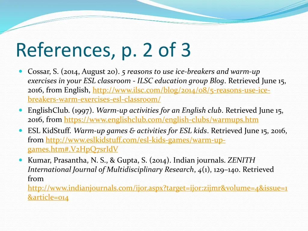 references p 2 of 3