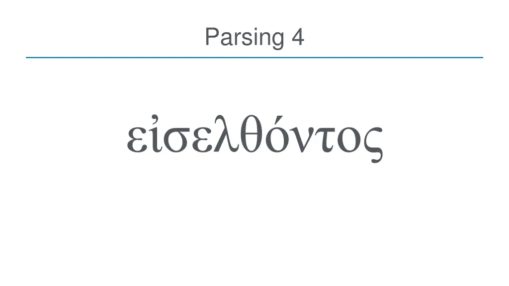 parsing 4