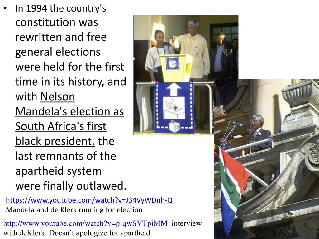in 1994 the country s constitution was rewritten