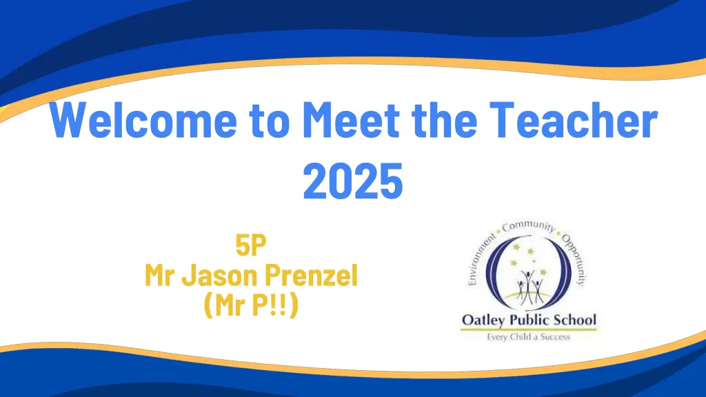 welcome to meet the teacher 2025