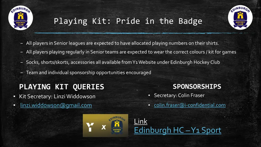 playing kit pride in the badge