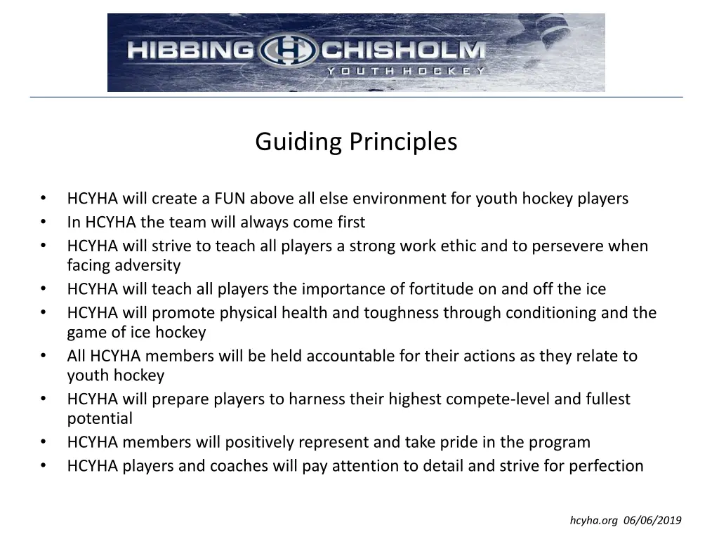 guiding principles