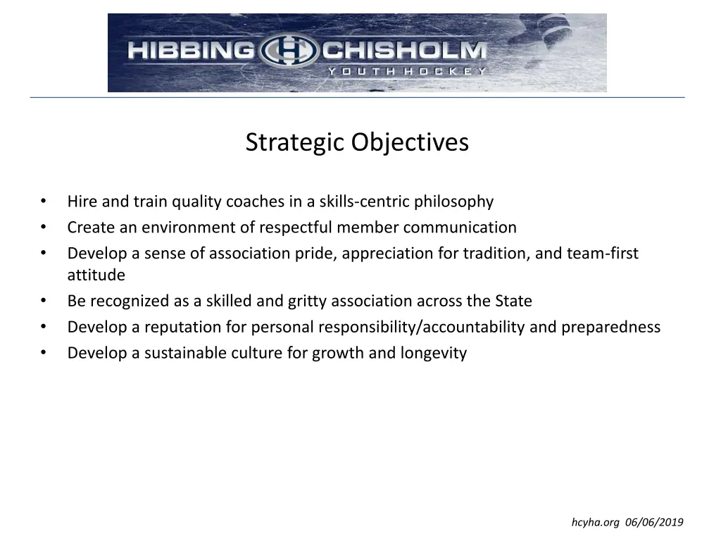strategic objectives