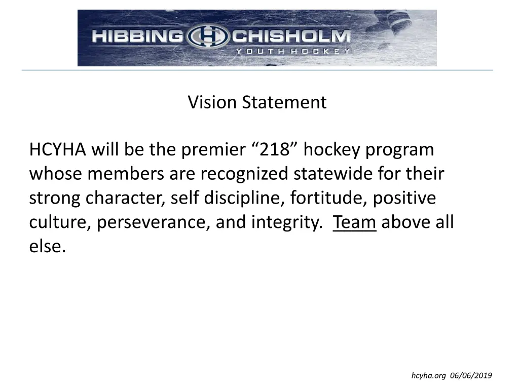 vision statement