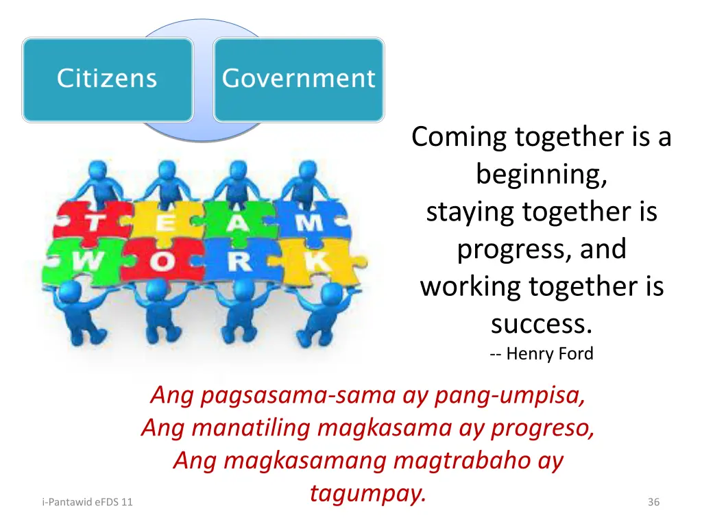 coming together is a beginning staying together