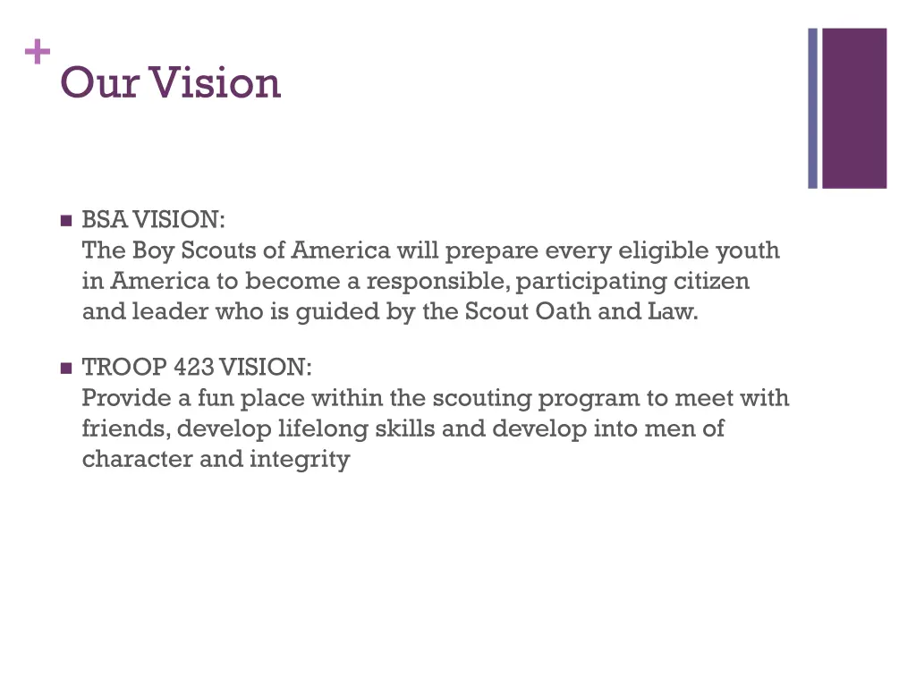 our vision