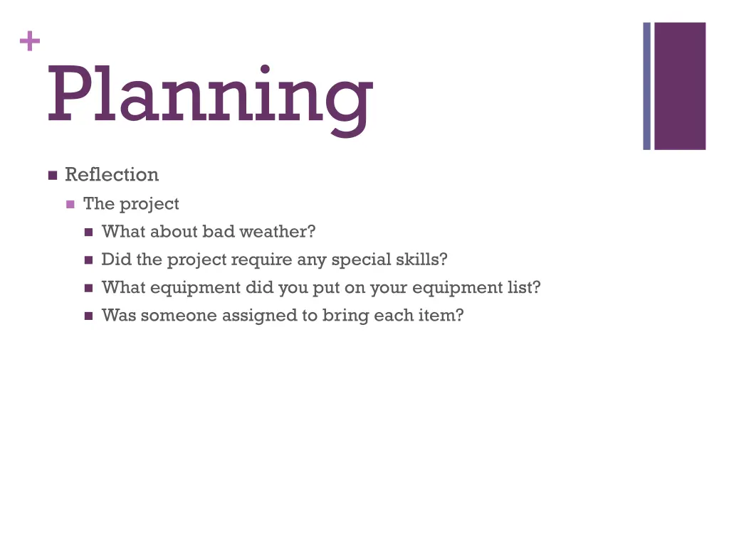 planning 11