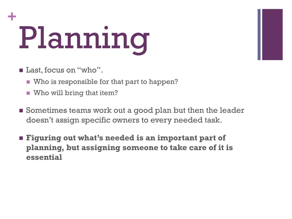 planning 4