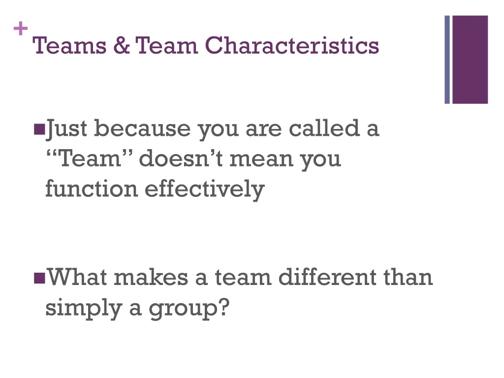 teams team characteristics 3