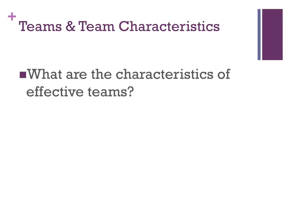teams team characteristics 5