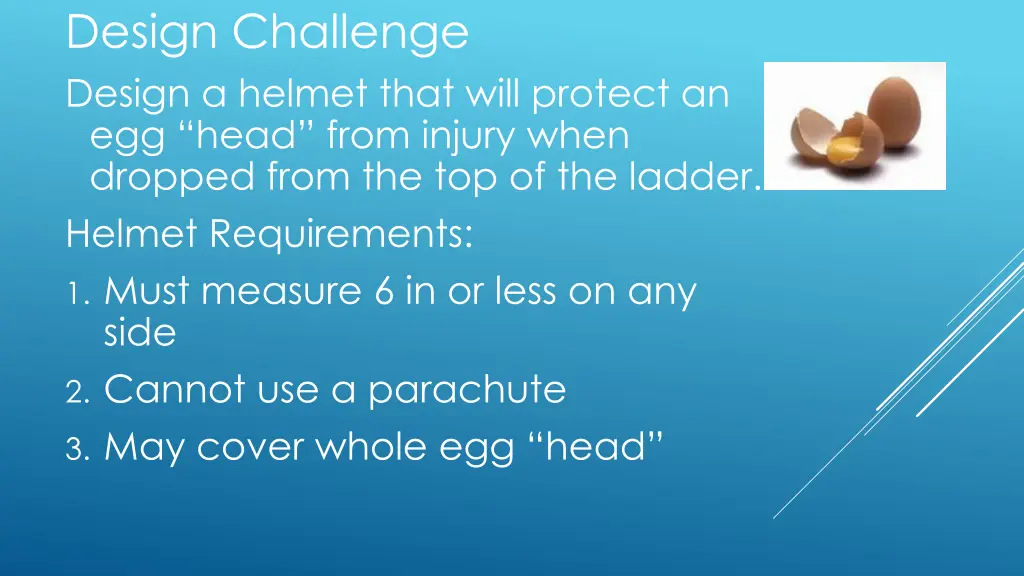 design challenge design a helmet that will