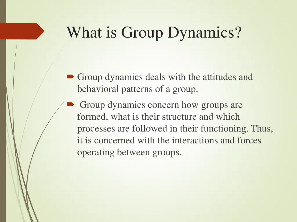 what is group dynamics