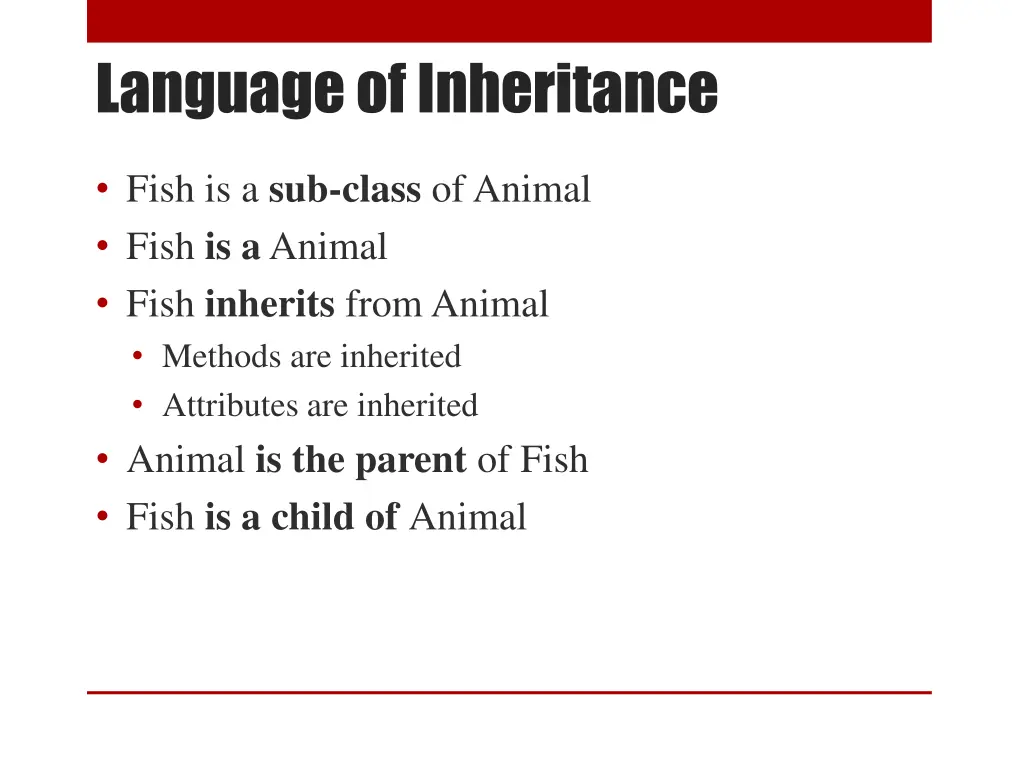 language of inheritance