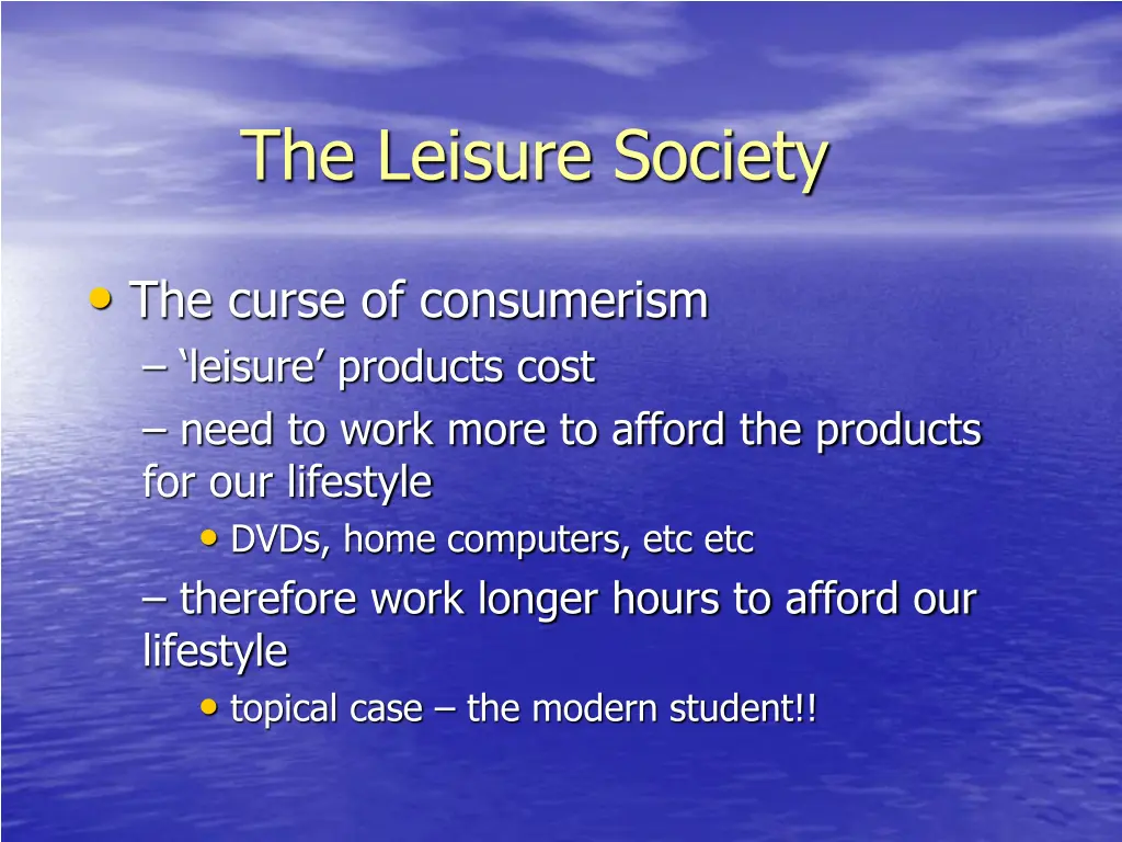 the leisure society 1