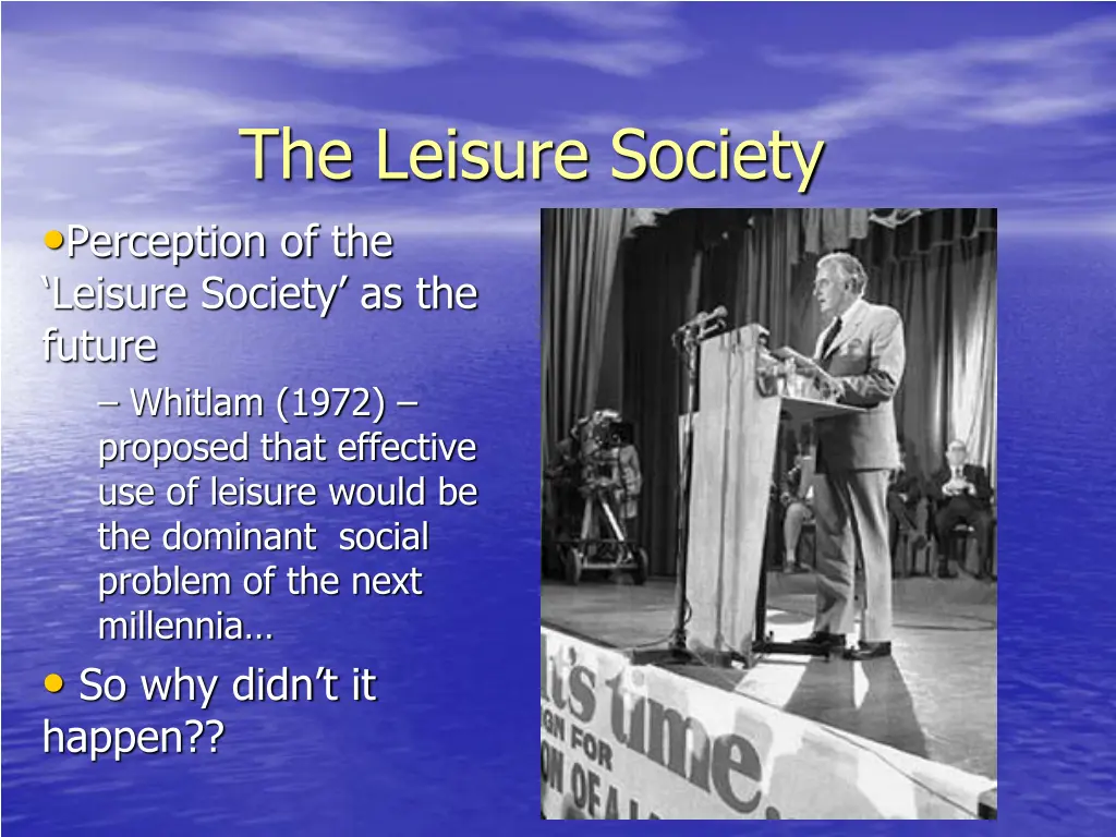 the leisure society perception of the leisure