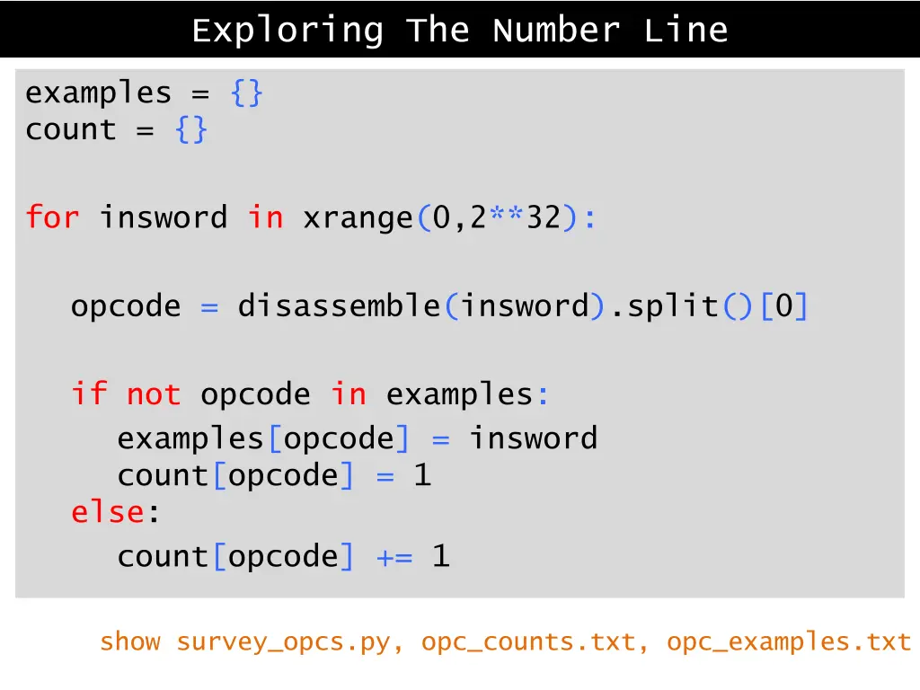 exploring the number line