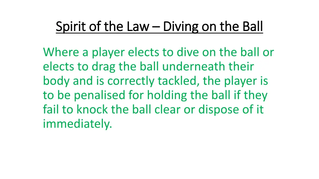 spirit of the law spirit of the law diving