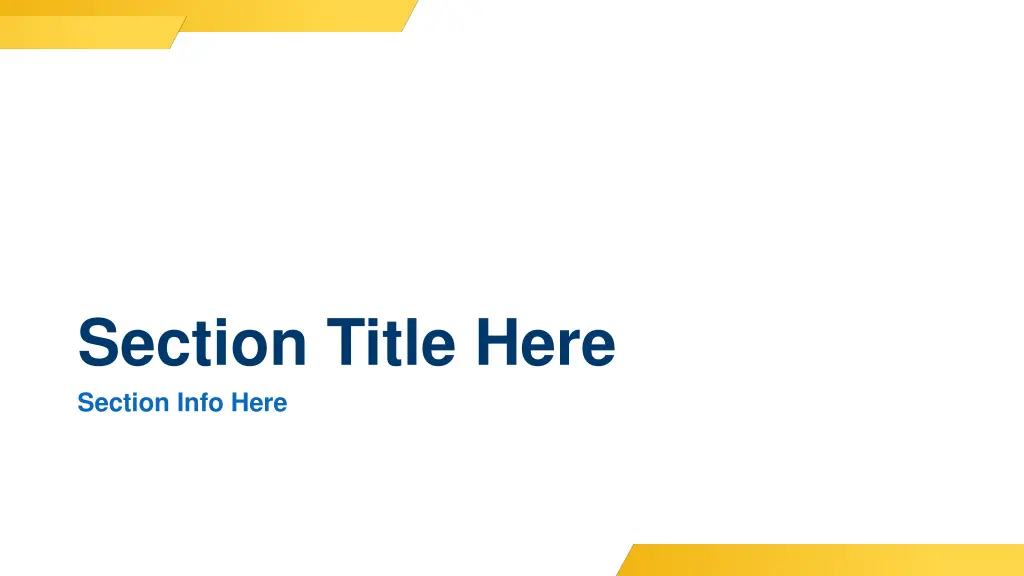 section title here section info here 1