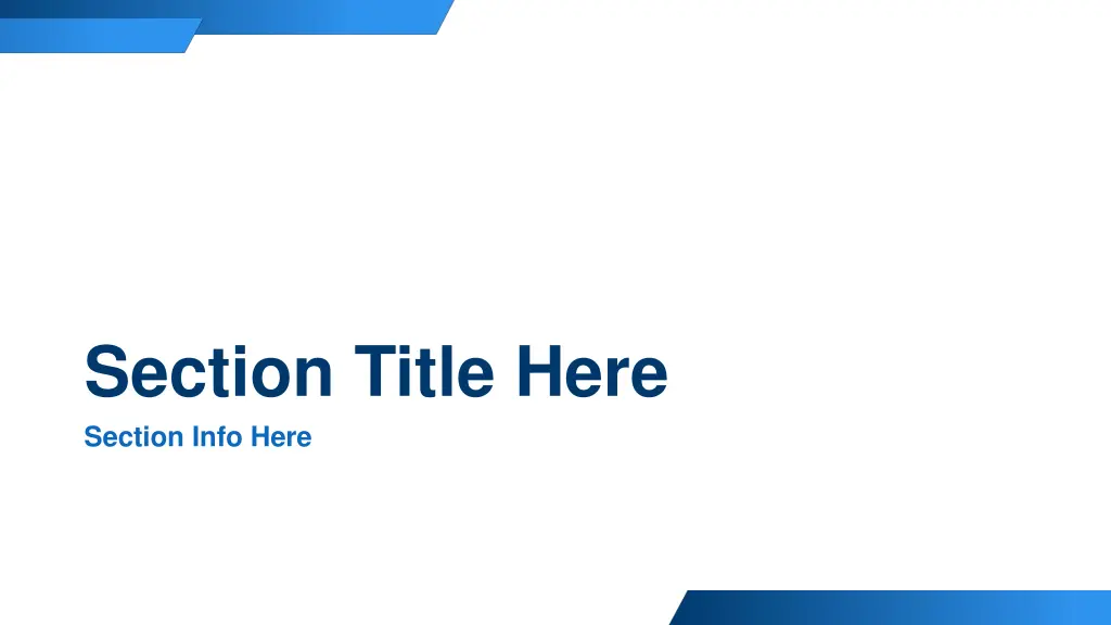section title here section info here
