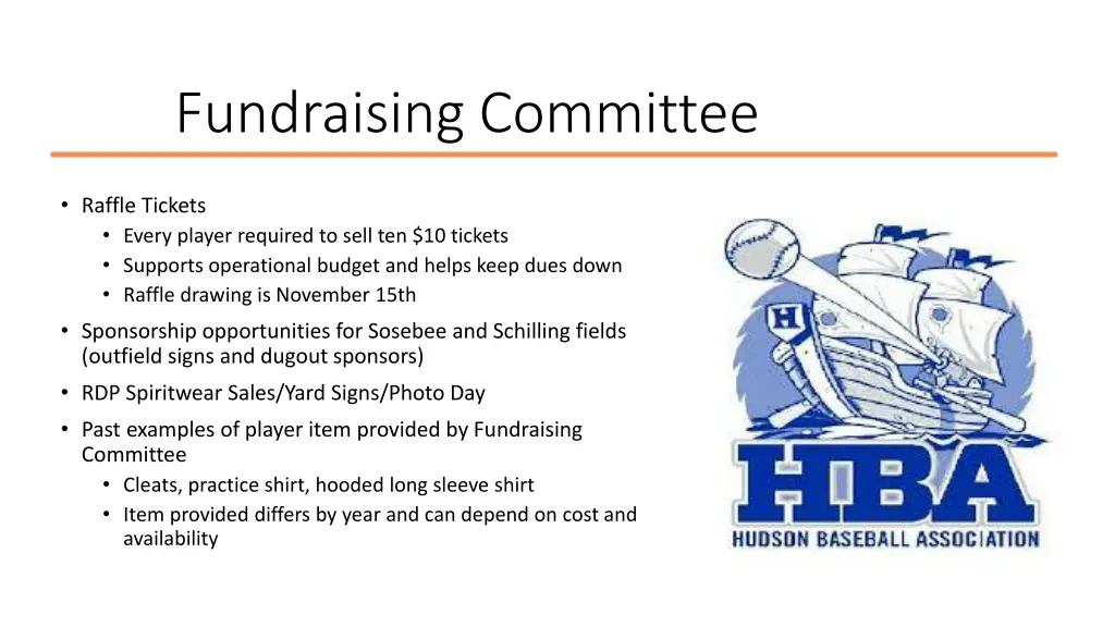 fundraising committee