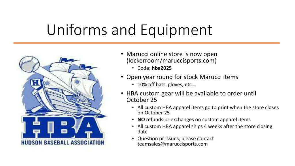 uniforms and equipment 2