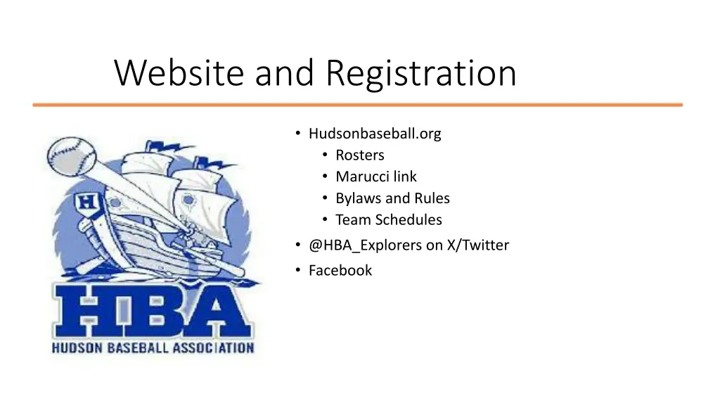 website and registration